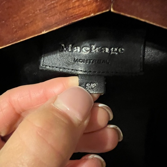 Mackage classic fine Italian wool and leather coat size Sin great condition - Picture 4 of 15